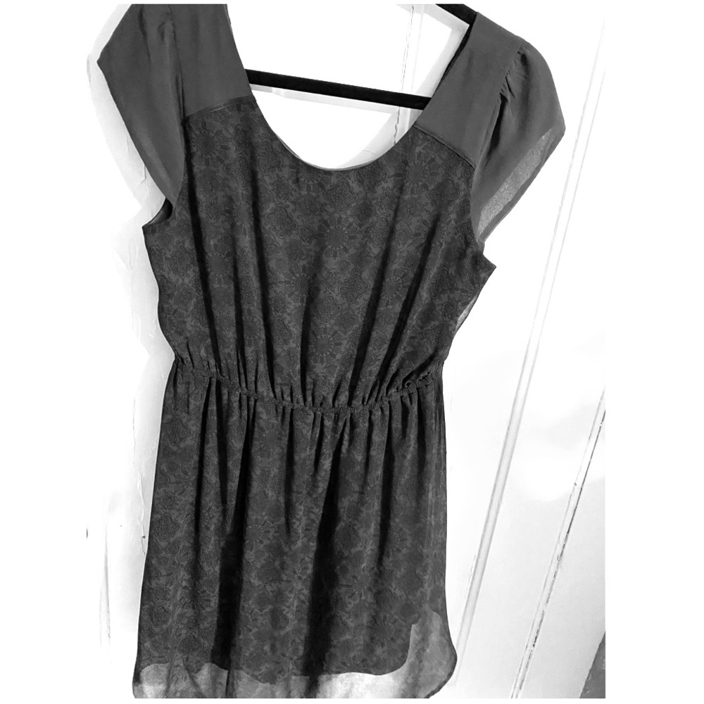 American Eagle Outfitters size M gray print dress